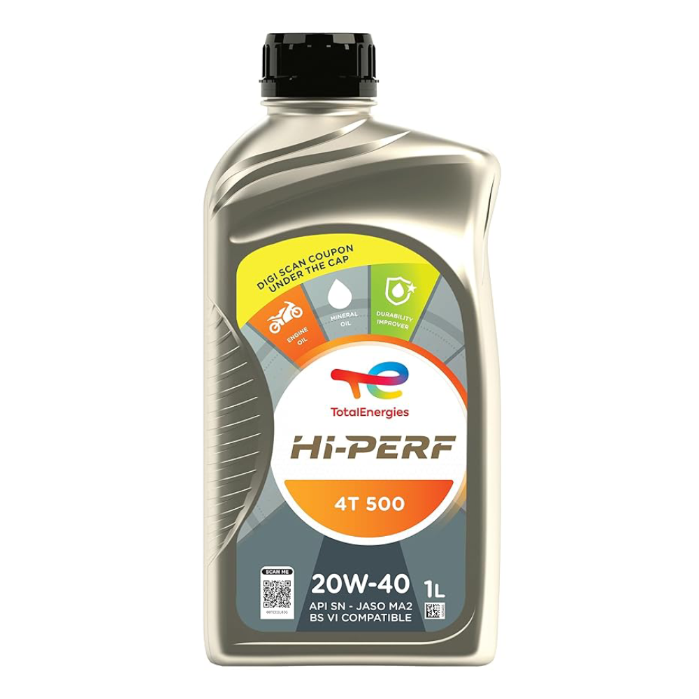 Total Engeries Hi-Perf 4T 500 20W40 Engine Oil 1l In India