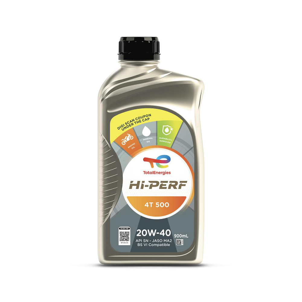 Total Engeries Hi-Perf 4T 500 20W40 Engine Oil 900ml In India