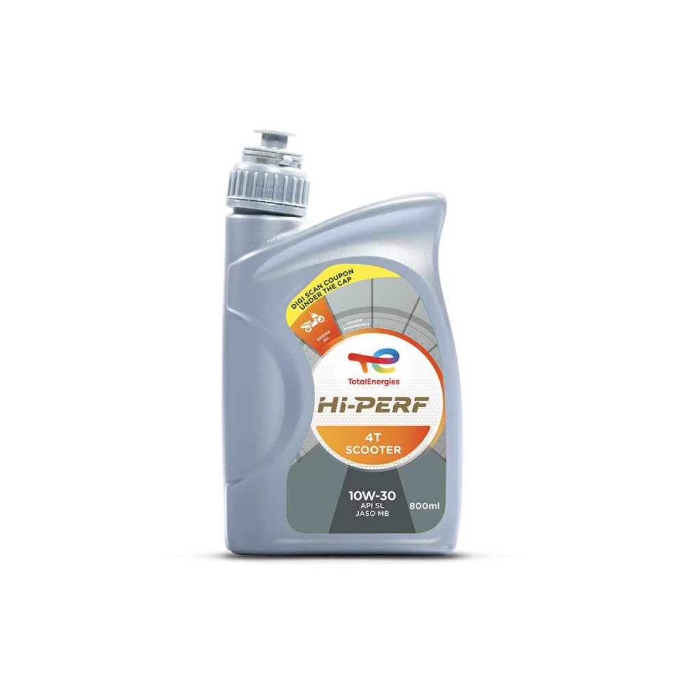 Total Engeries Hi-Perf 4T Scooter 10W30 Engine Oil 800ml In India