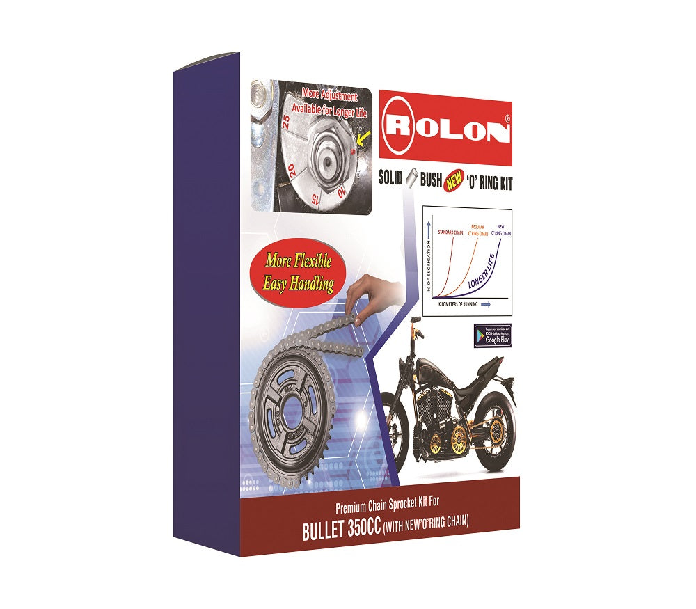 Rolon Chain Kit For Thunderbird Twinspark 350 Online In India