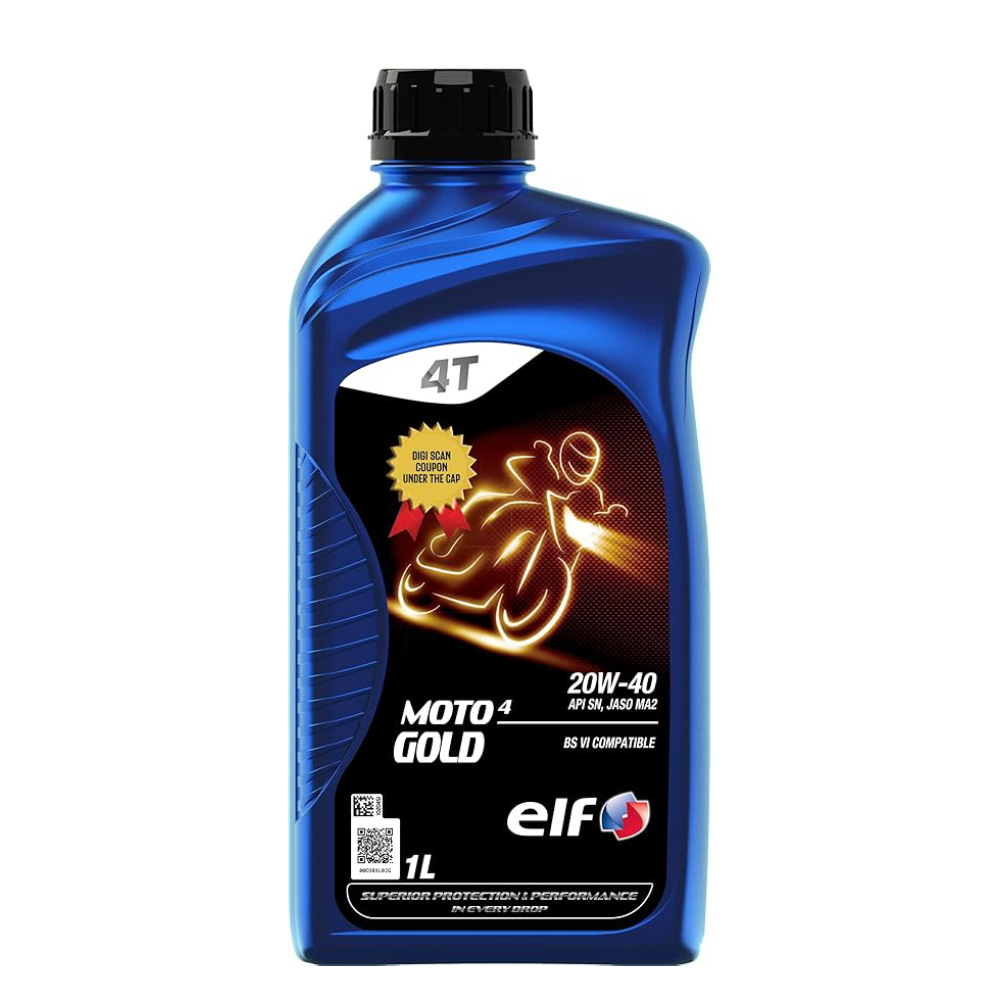 Elf Moto 4 Gold 20W40 Engine Oil 1l In India