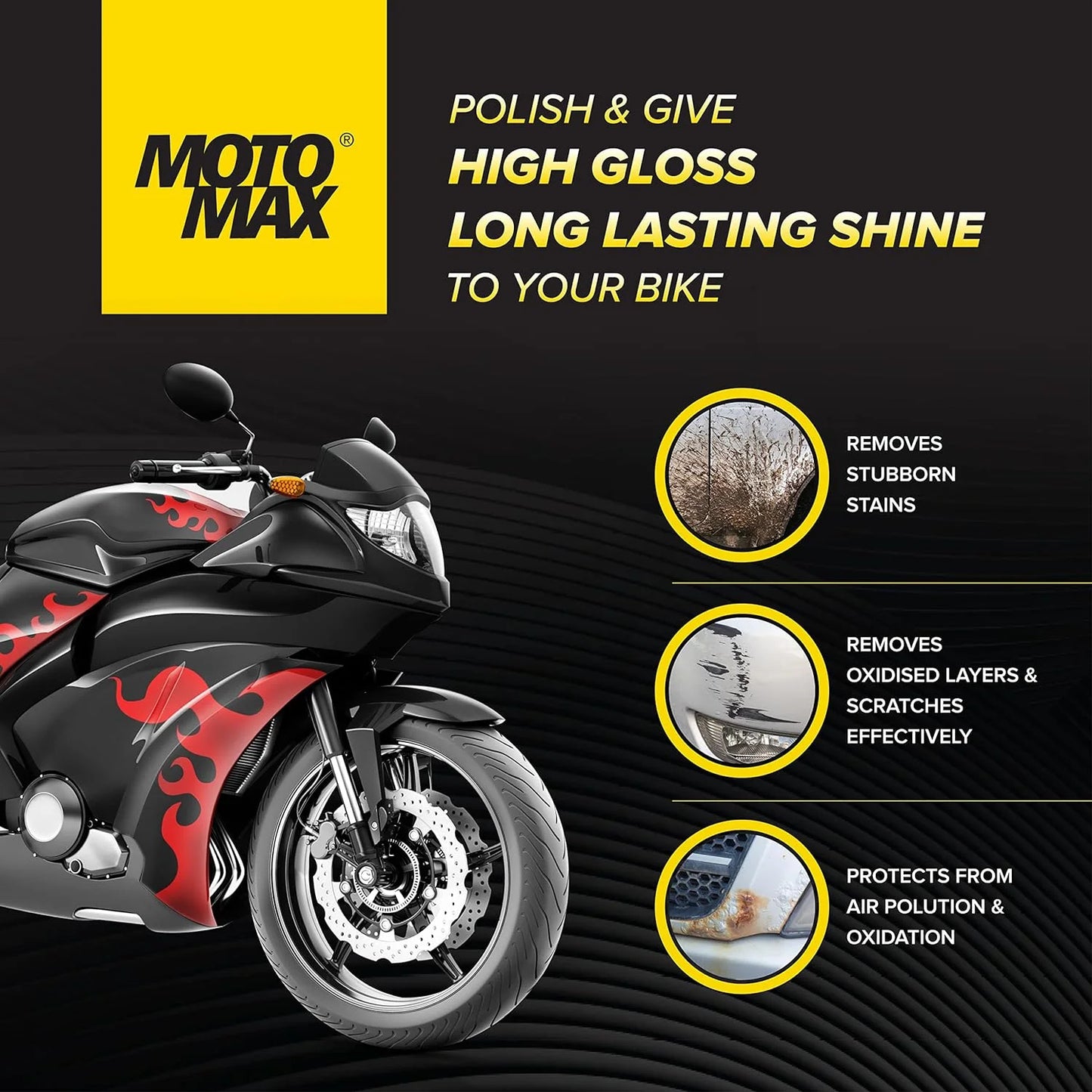 Motomax Bike Liquid Polish - 50gm | 100gm