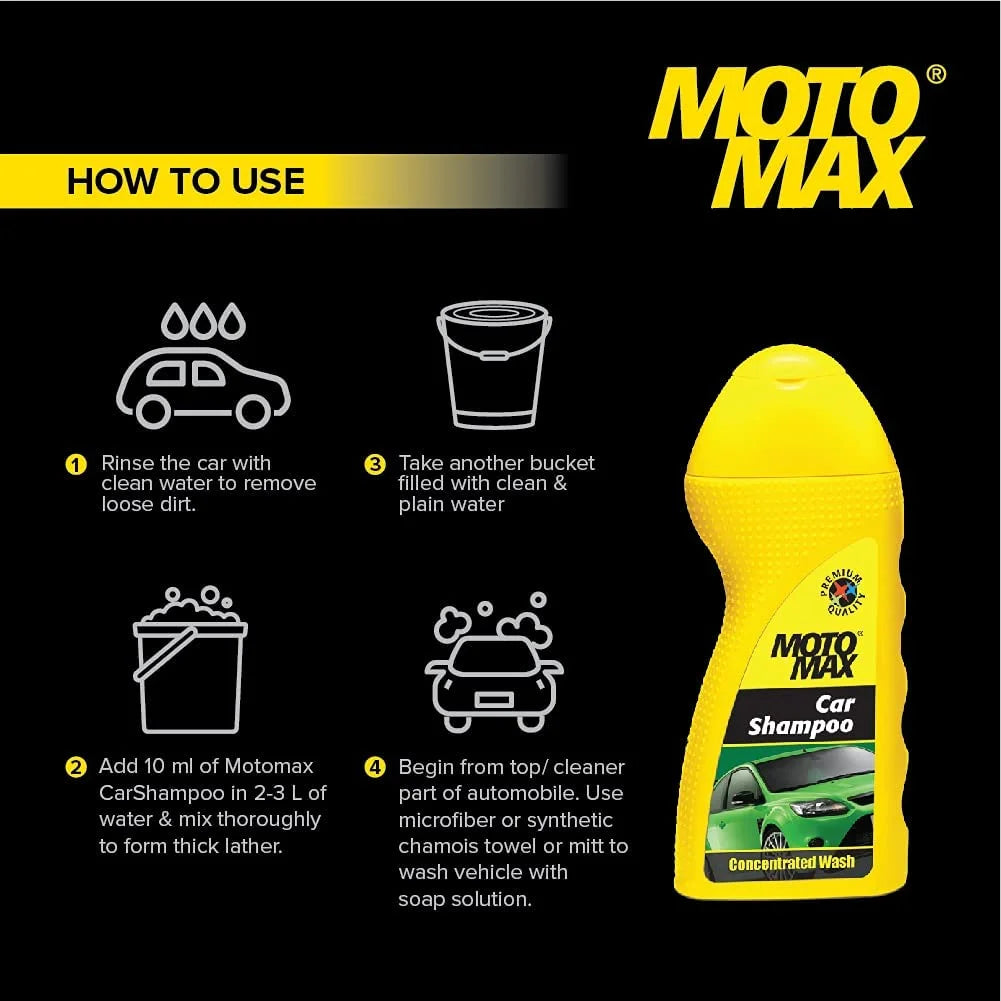 Motomax Car Shampoo - 100ml | 500ml