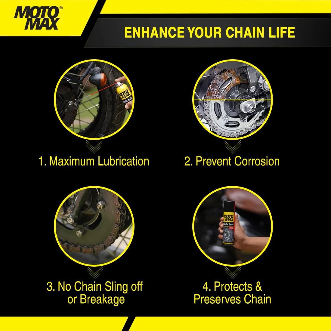 Motomax Chain Lube - 100ml | 200ml | 400ml