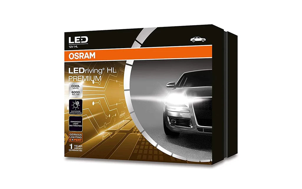 OSRAM H4 LED Headlight Bulb 50W/Pair - 6000K