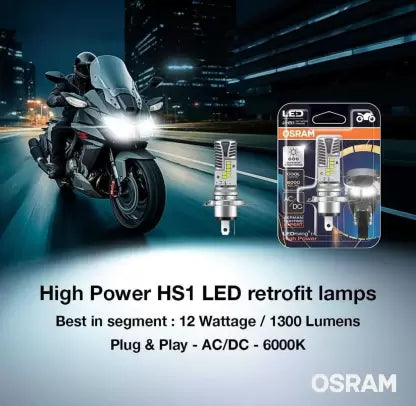 OSRAM HS1 LED Headlight Bulb for Two Wheeler, 6000K - 7485CW