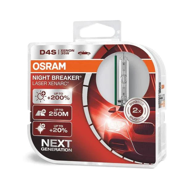 OSRAM Night Breaker Laser Xenarc D4S Xenon Bulb - 35W, Pair