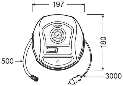 OSRAM TYRE Inflate 200 - Analog